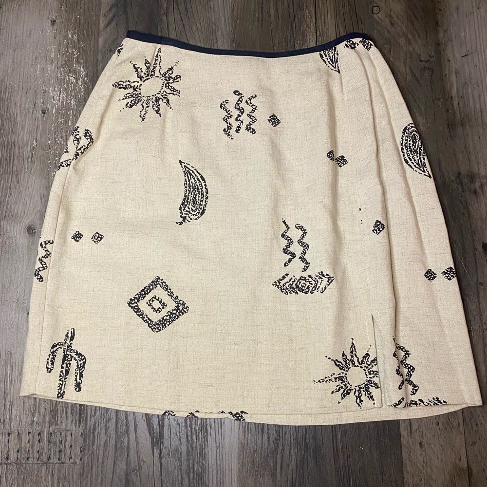 Granite Boho Mini Skirt Cactus Sun Sz 3 XS